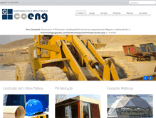 Tablet Screenshot of coeng-angola.com